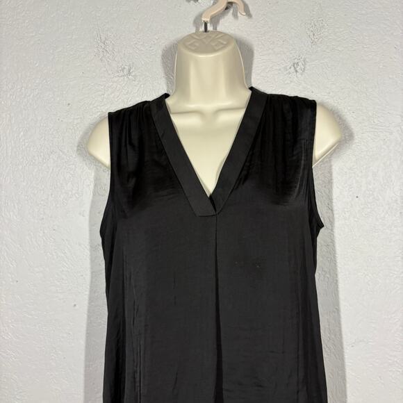 Vince Camuto Sleeveless Top Casual Black Tank Shell - XS - Picture 2 of 4
